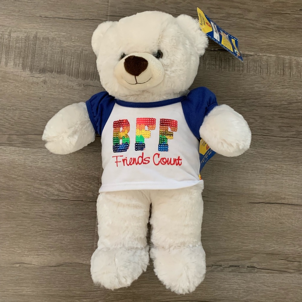 Build A Bear Lil Almond Cub W/T-Shirt